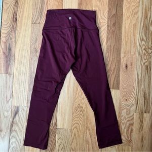 Lululemon cropped leggings Size 4
